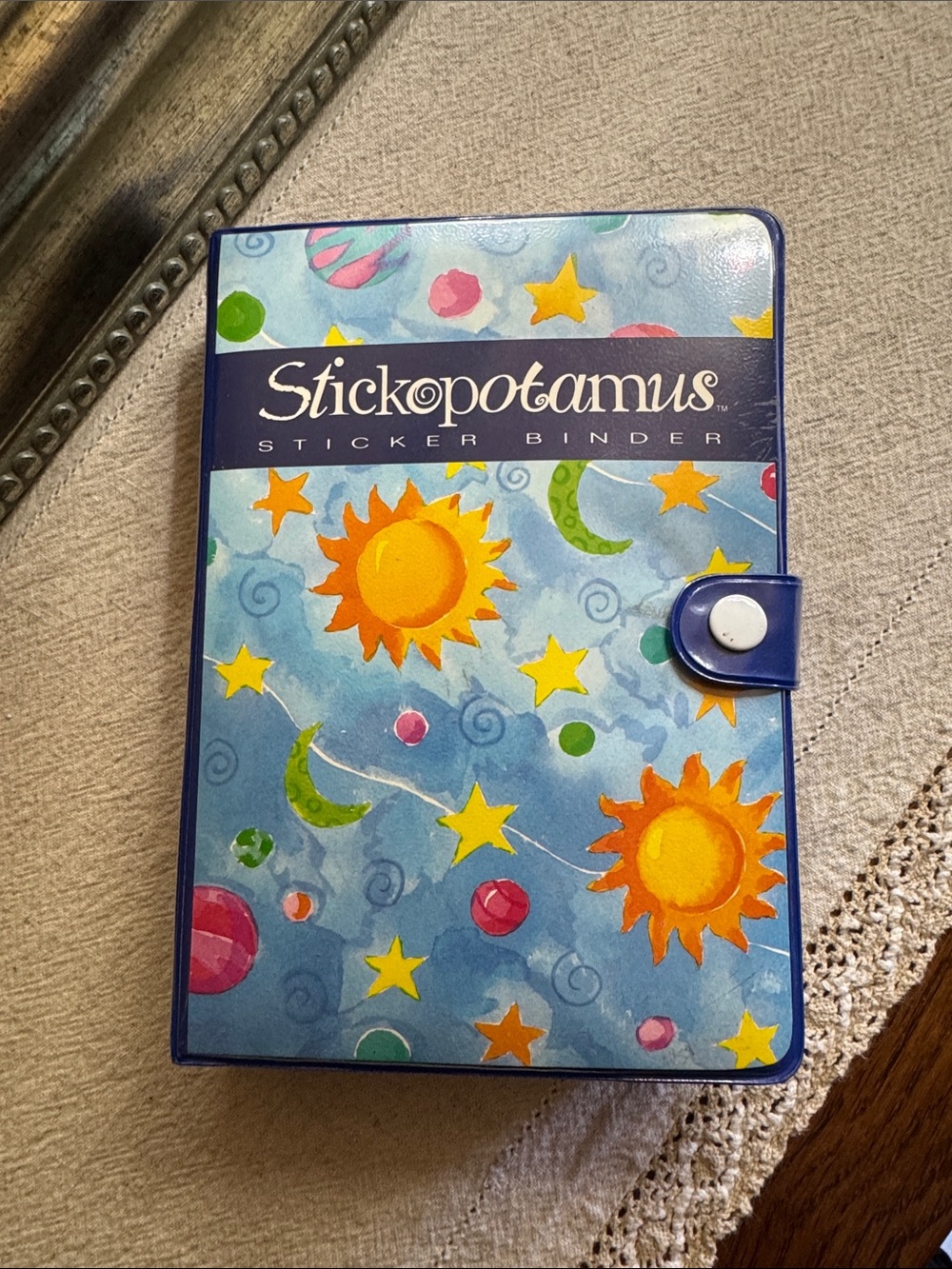 Stickopotamus Pocket Sticker 6-Ring Binder Album Sun Stars Book & Collection